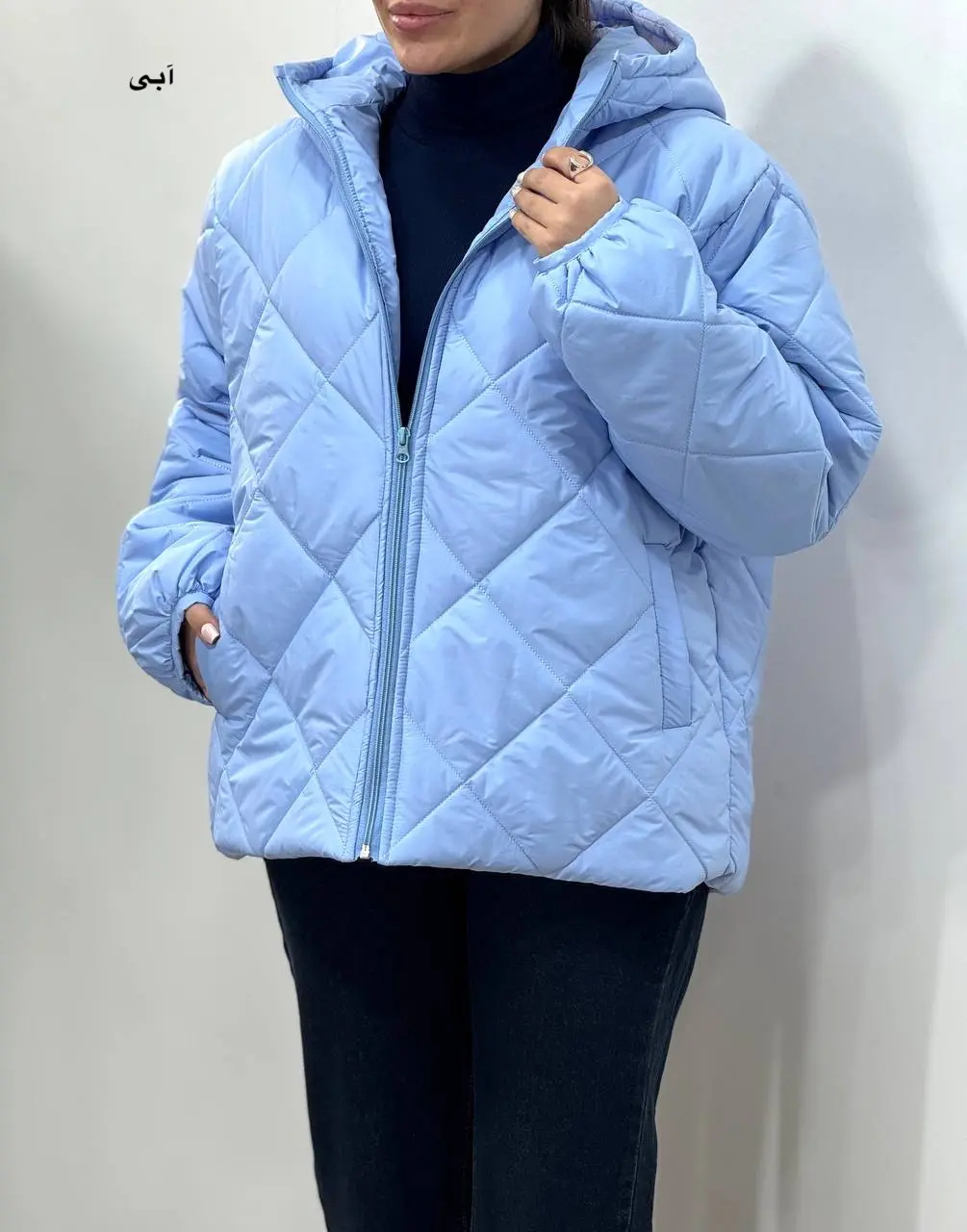 کاپشن زنانه کلاهدار هلیا